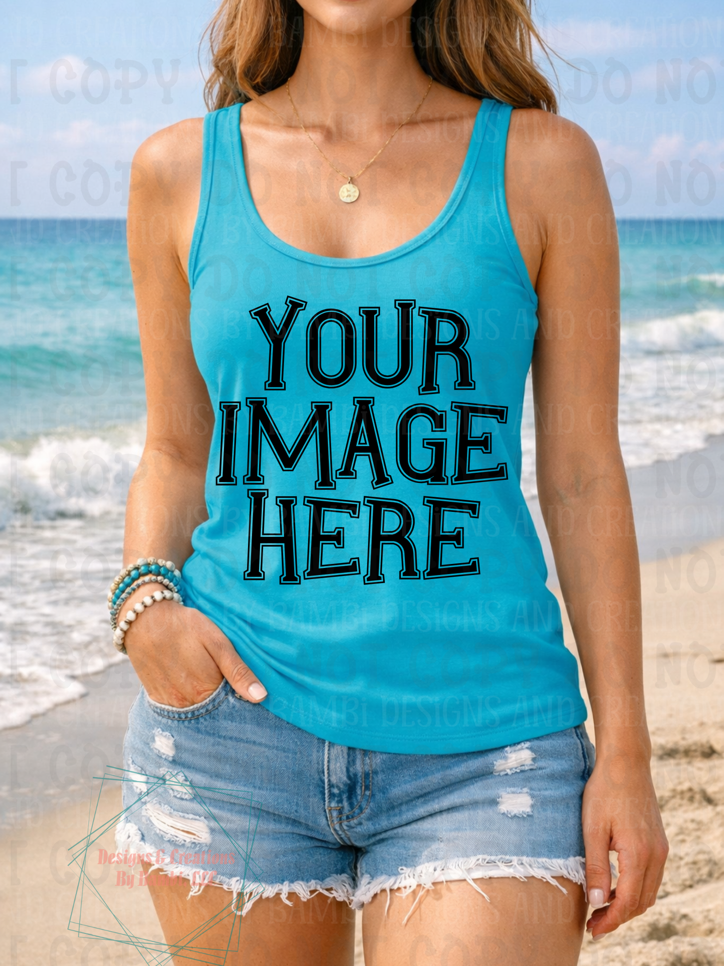 Beach-Cruise Gildan Apparel Mock Ups