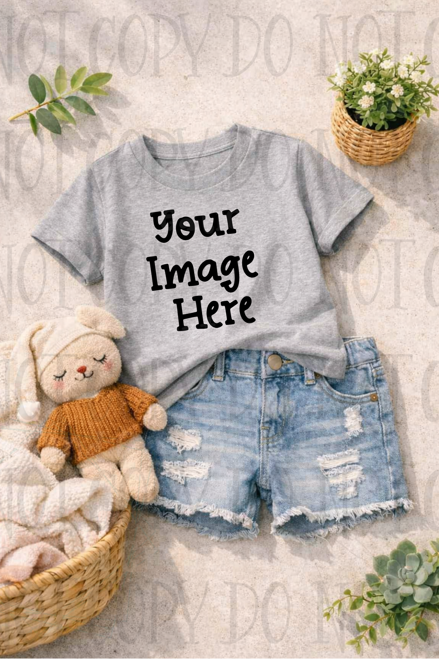 Little Girl Boutique Style Apparel Mock Ups (Gildan Brand)
