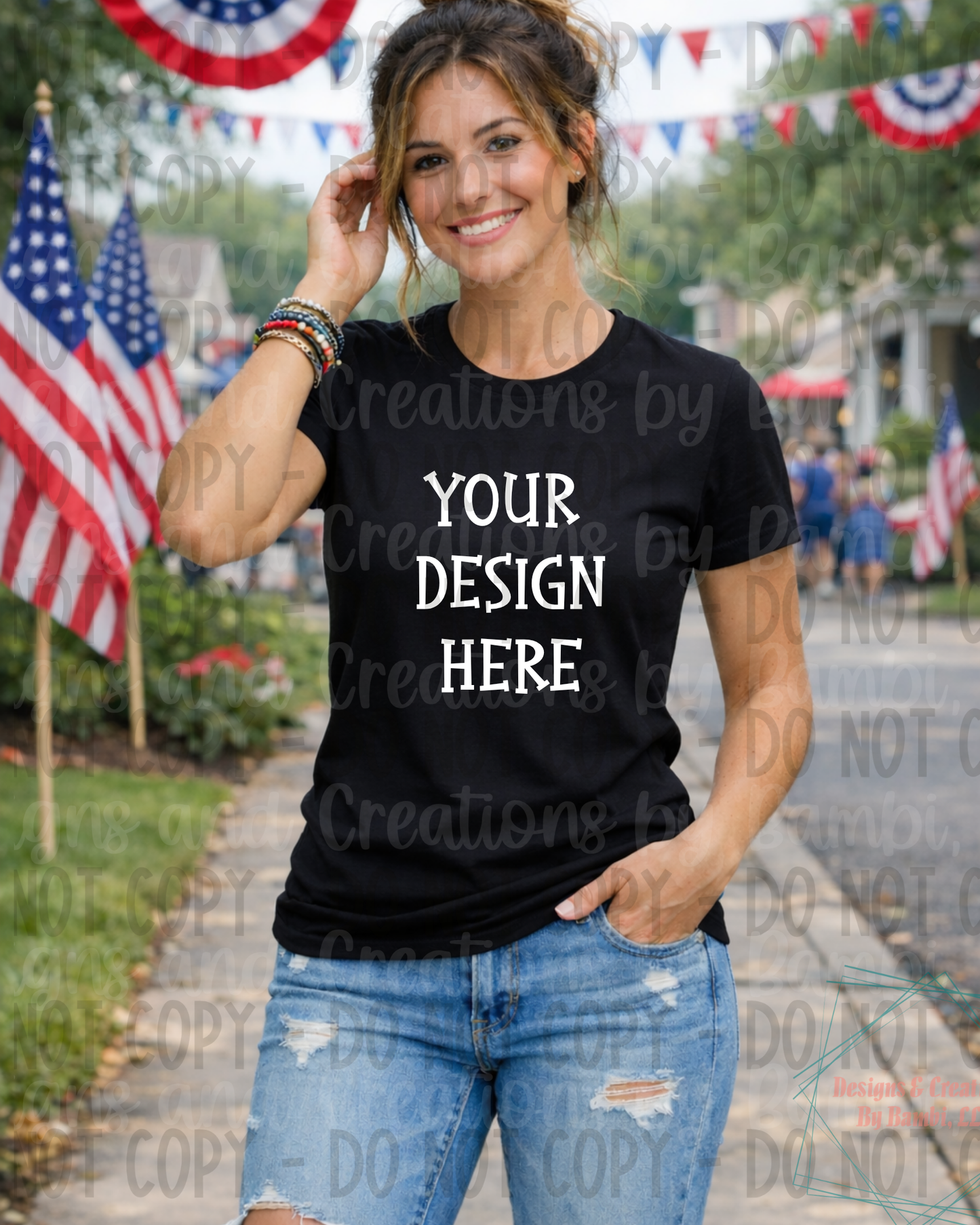 Patriotic- 4th of July Gildan Apparel Mock Ups