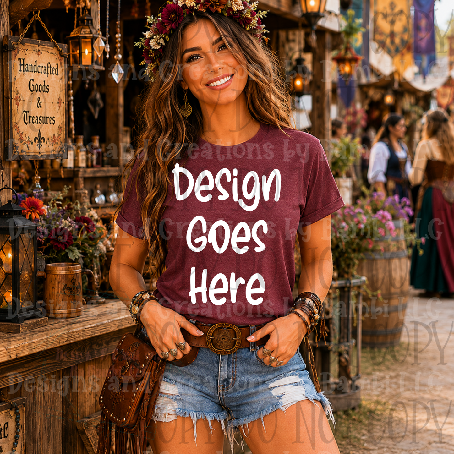 Renaissance Scene Apparel Mock Ups (Gildan Brand Only)