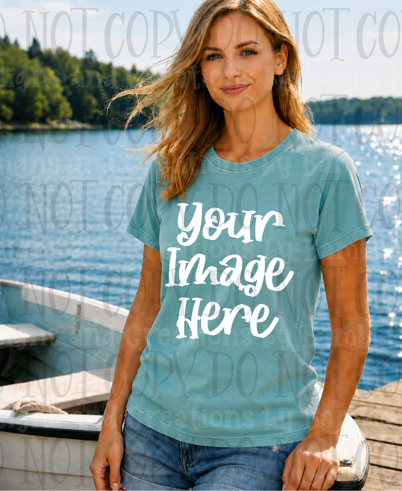 Summer Beach-Lake Apparel Mock Ups (Various Brands)