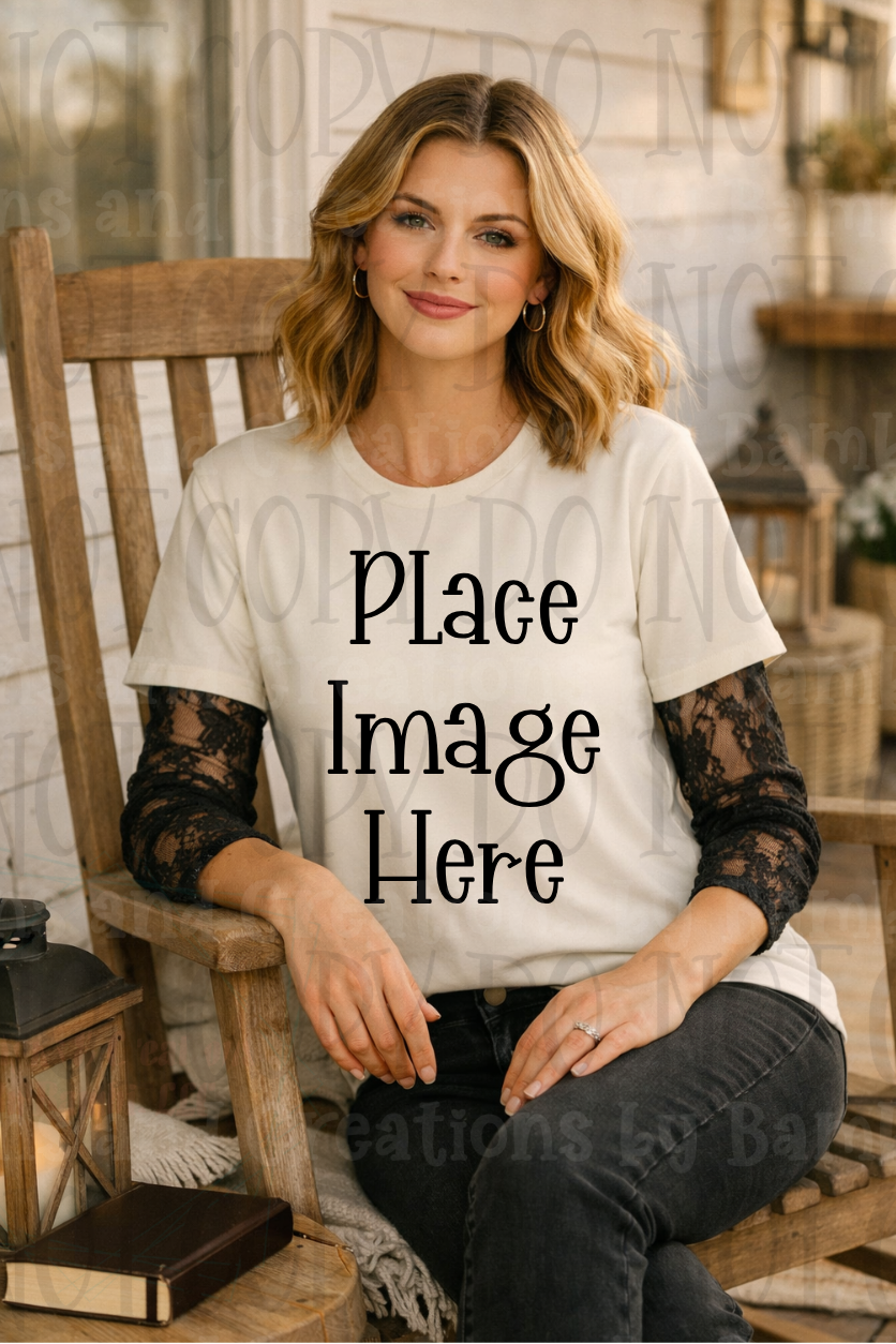 Faith Based Western Style Apparel Mock Ups (Gildan Brand)