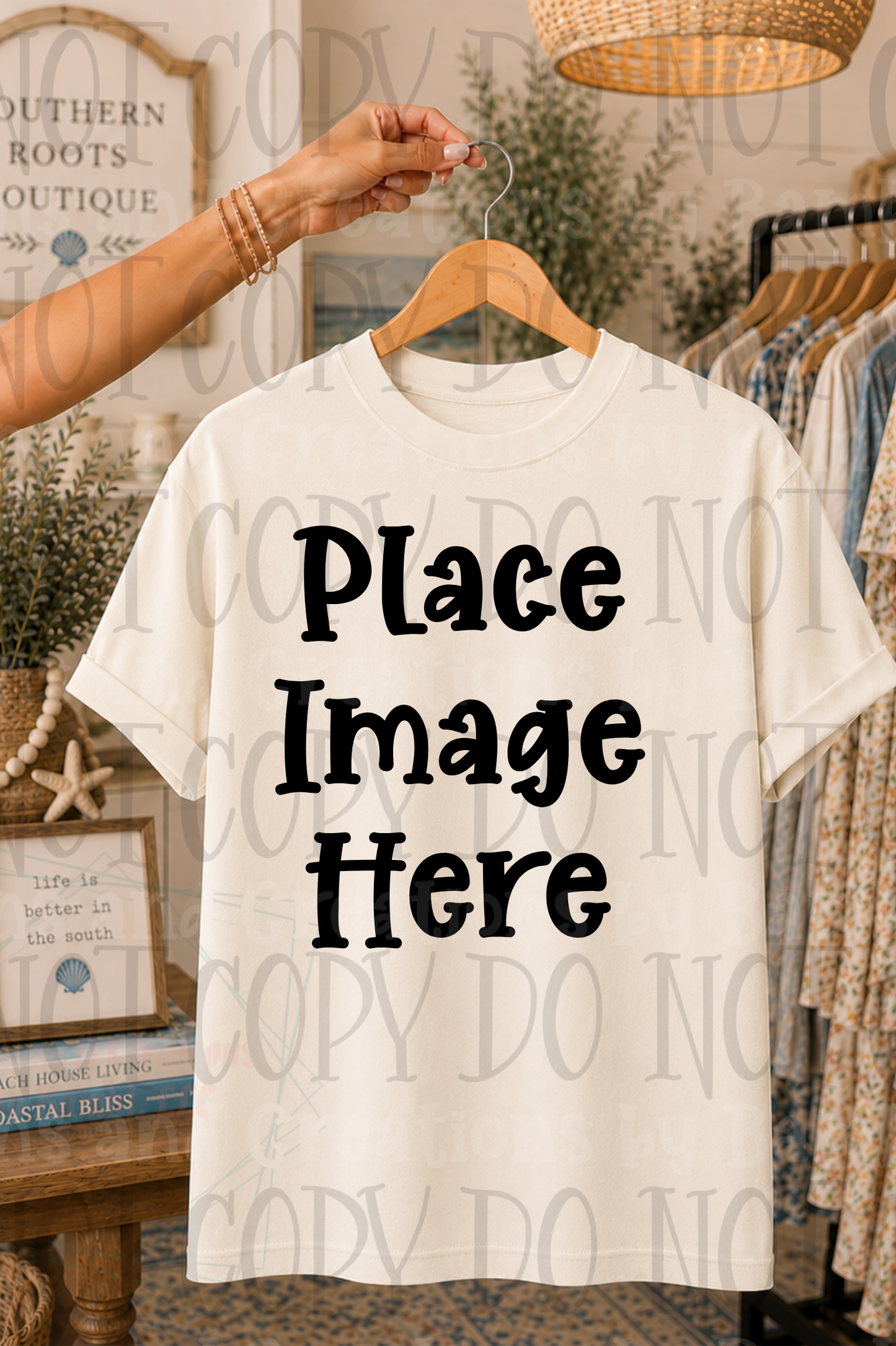 Variety of Boutique Style Shop Adult and Children Apparel Mock Ups (Various Brands)