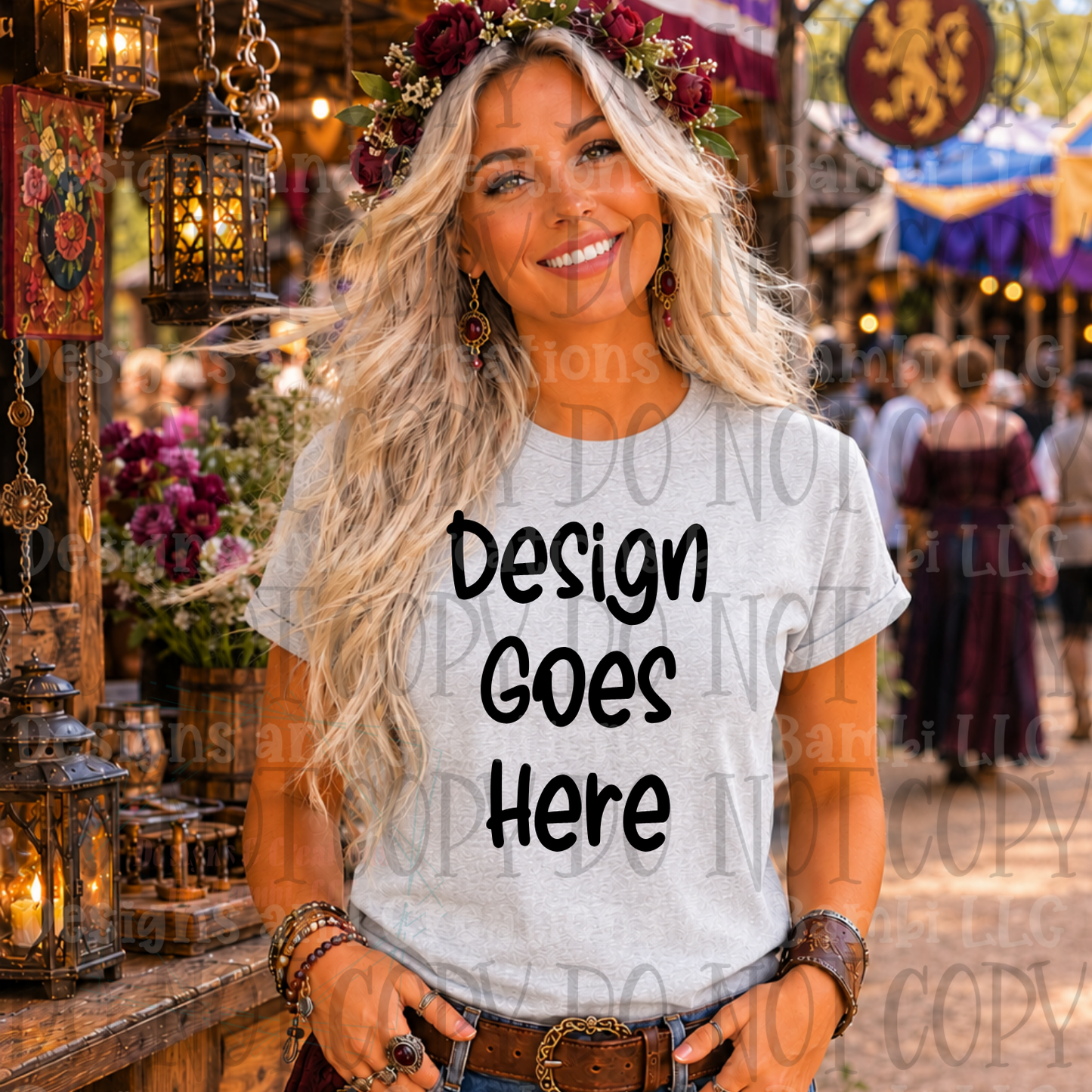 Renaissance Scene Apparel Mock Ups (Gildan Brand Only)