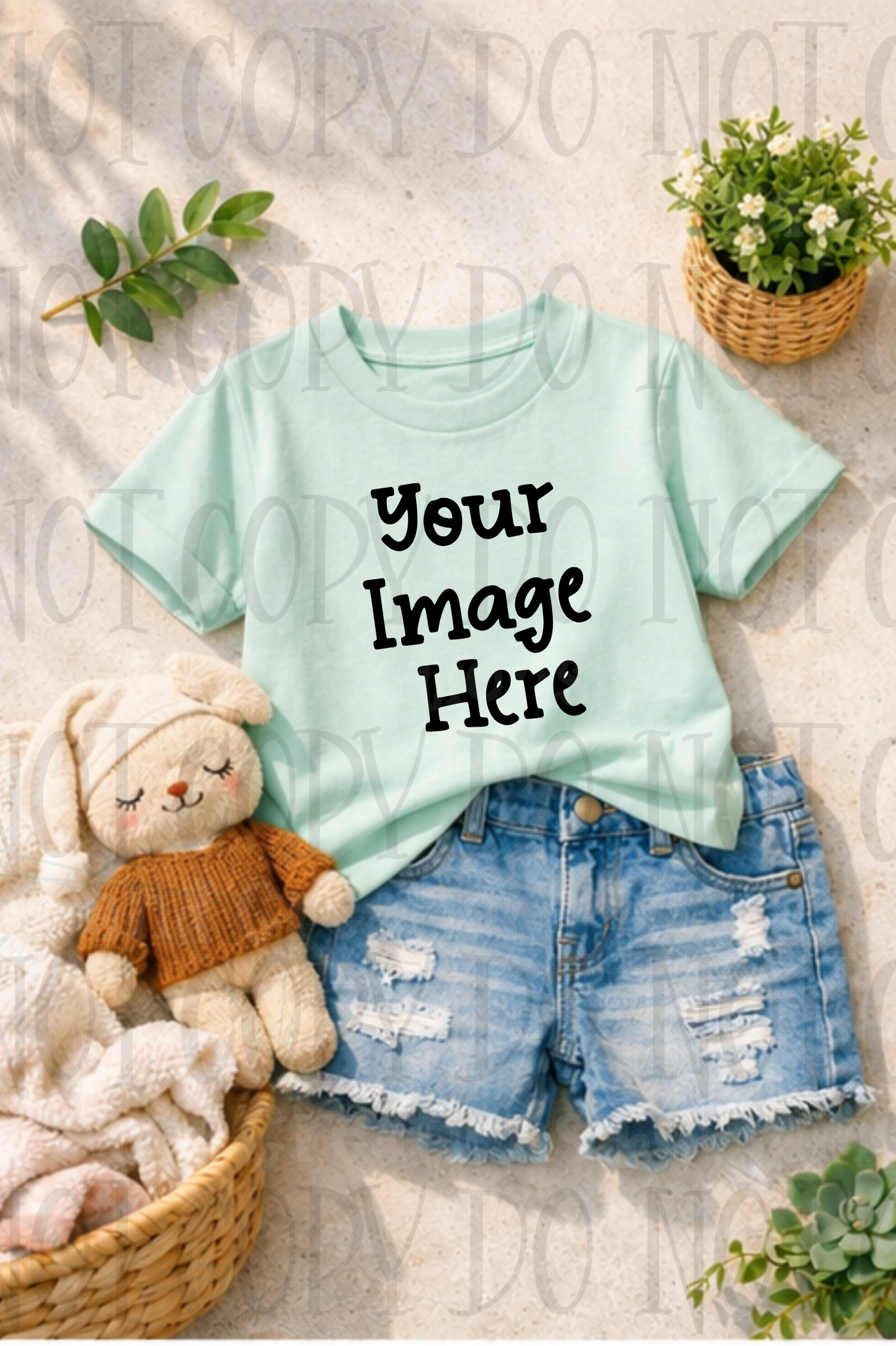 Little Girl Boutique Style Apparel Mock Ups (Gildan Brand)