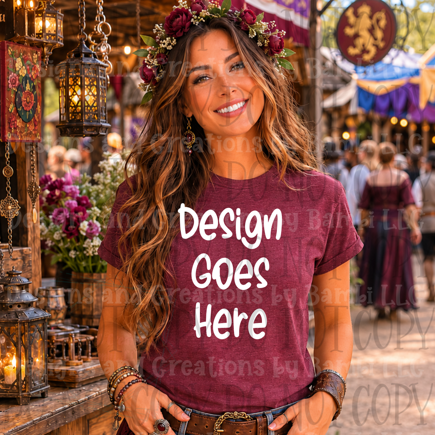 Renaissance Scene Apparel Mock Ups (Gildan Brand Only)