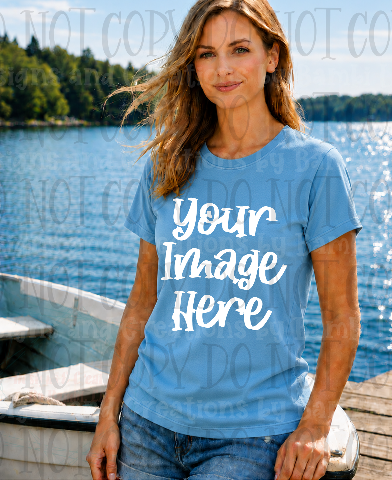 Summer Beach-Lake Apparel Mock Ups (Various Brands)