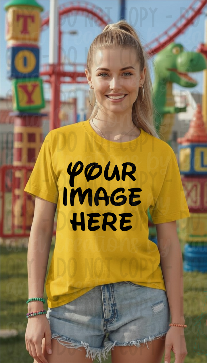 All Disney Theme Park Apparel Mock Ups