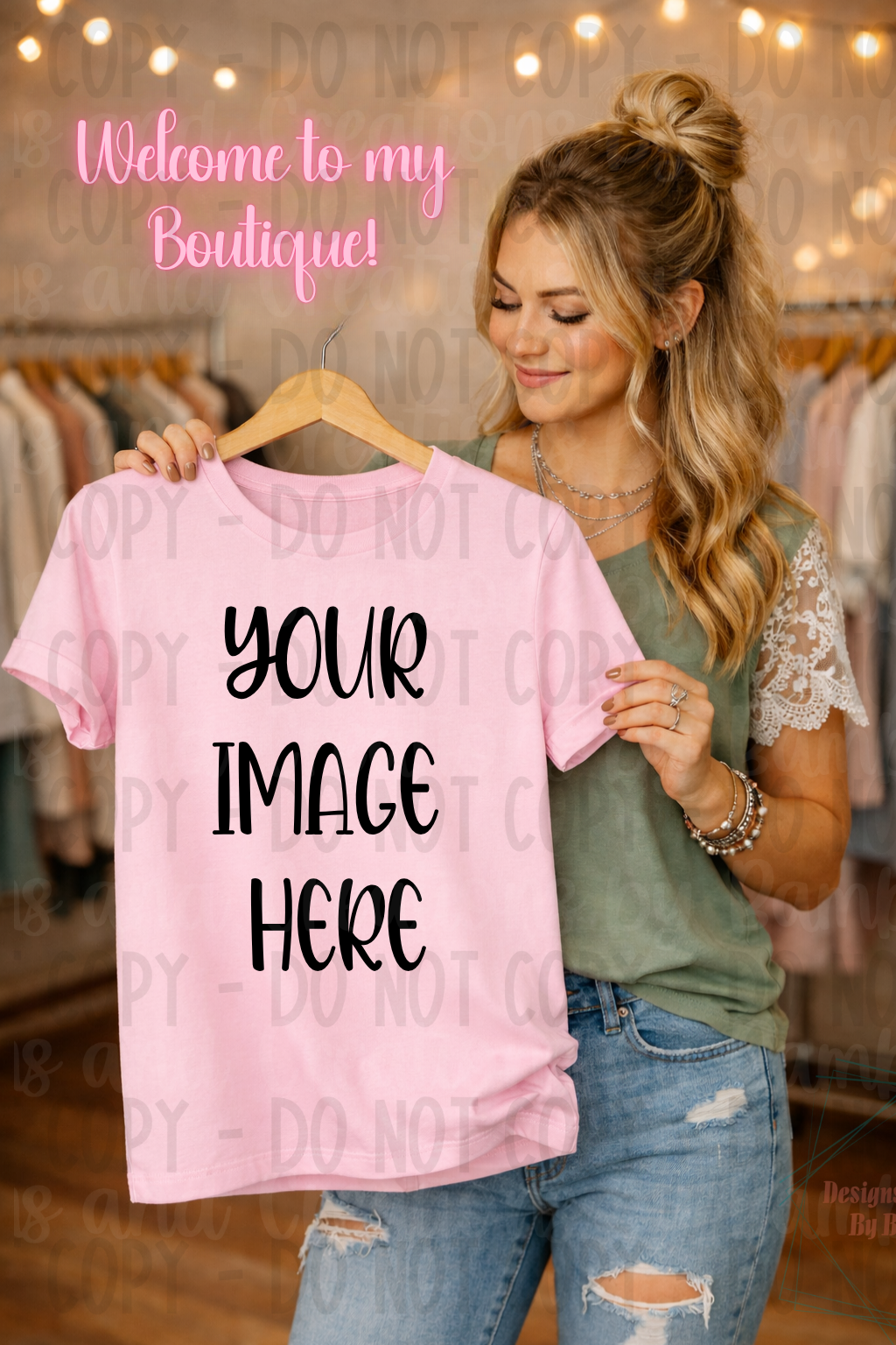 Boutique Themed Indoor Lifestyle Gildan Apparel Mock Ups