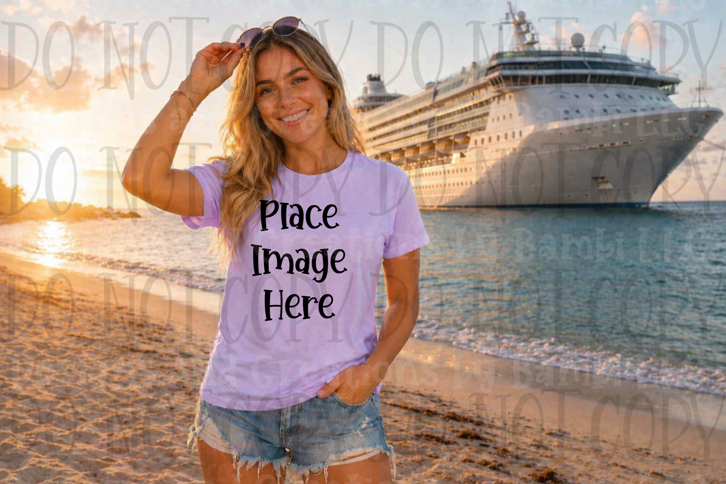 Summer-Cruise Themed Apparel Mock Ups (Bella Canvas and Gildan Brand)