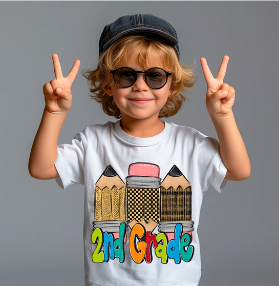 Doodle Pencil (Boy) School Grades Collection
