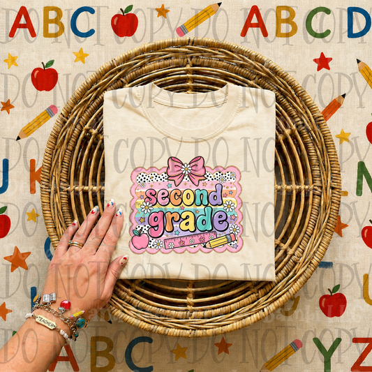 Prissy Pink School Grade Collection