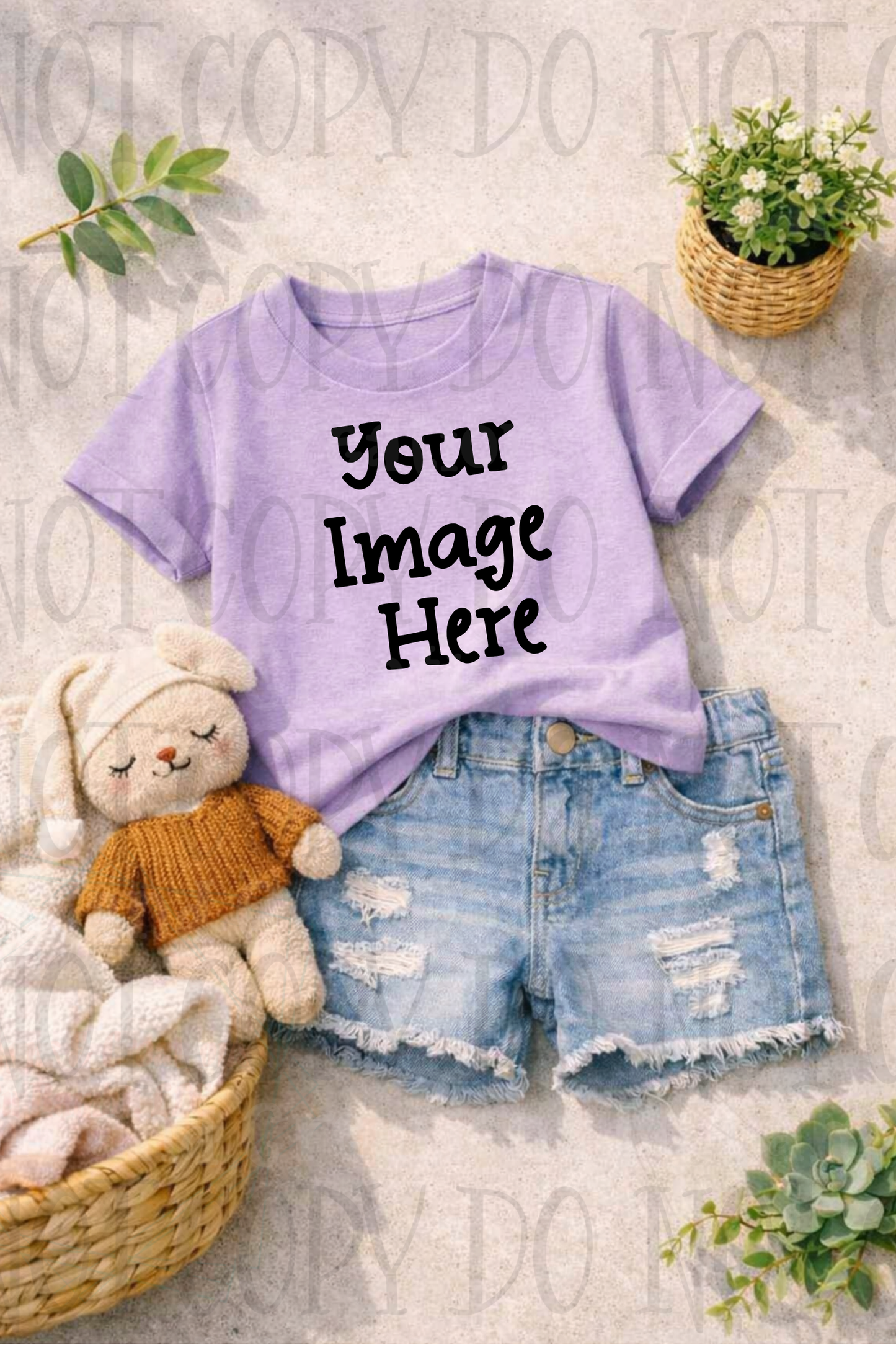 Little Girl Boutique Style Apparel Mock Ups (Gildan Brand)