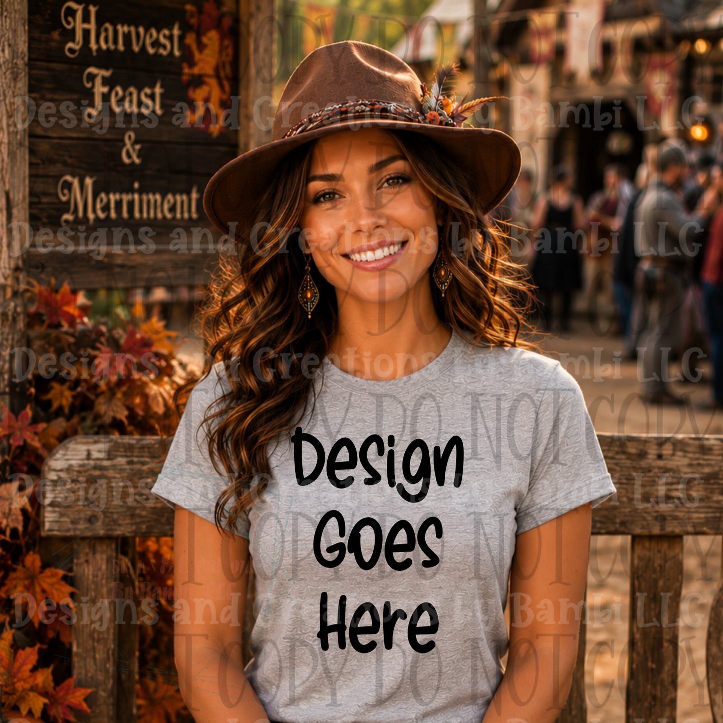 Renaissance Scene Apparel Mock Ups (Gildan Brand Only)