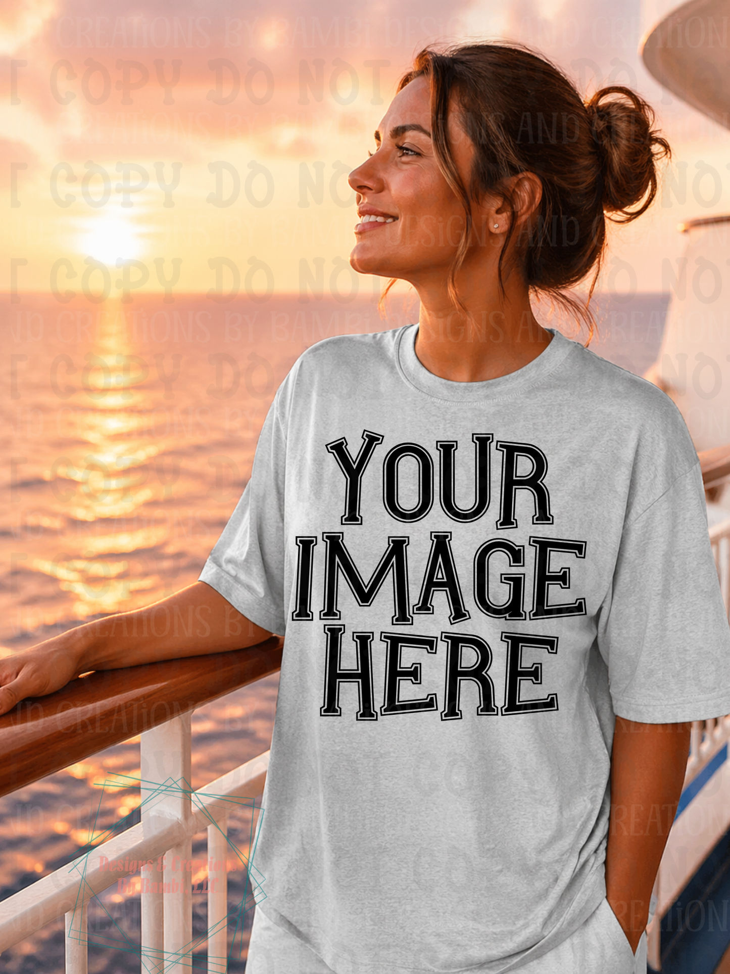 Beach-Cruise Gildan Apparel Mock Ups