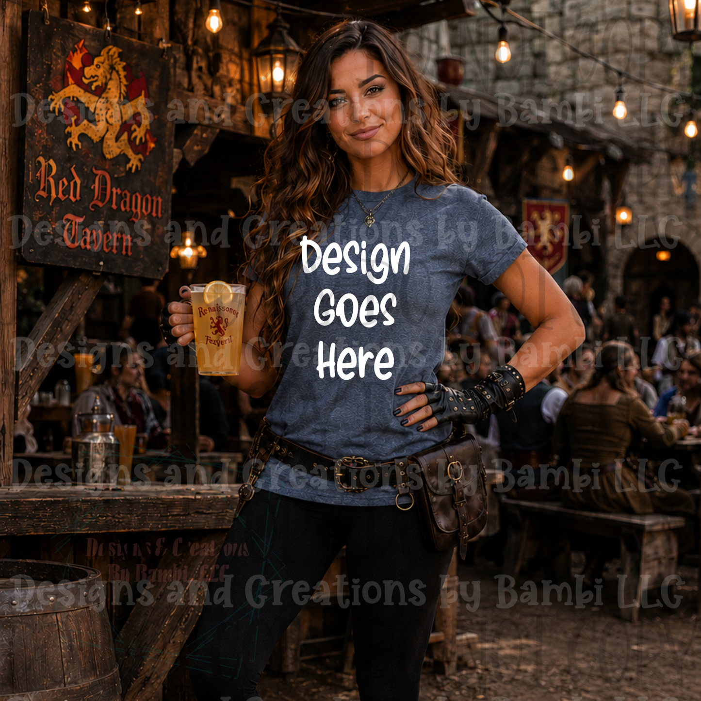Renaissance Scene Apparel Mock Ups (Gildan Brand Only)