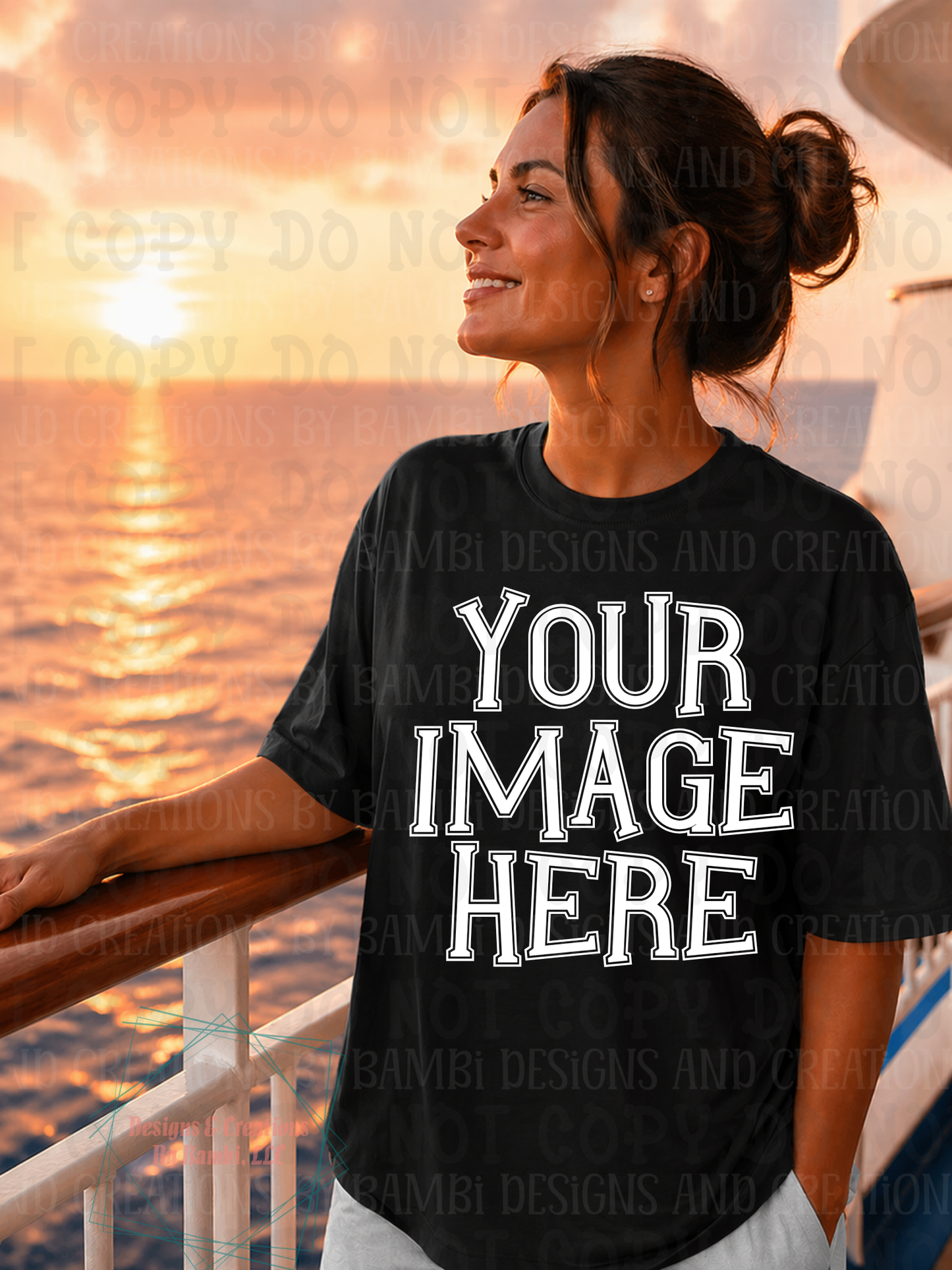 Beach-Cruise Gildan Apparel Mock Ups