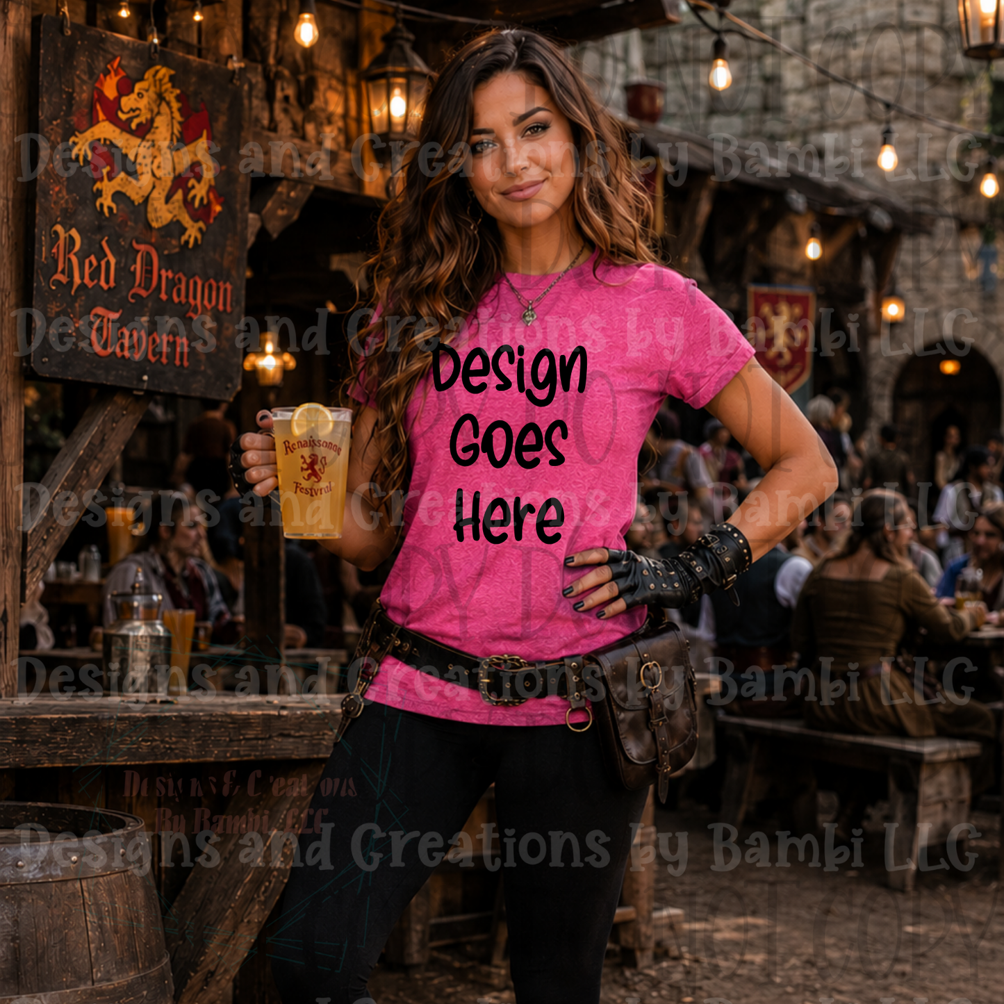 Renaissance Scene Apparel Mock Ups (Gildan Brand Only)