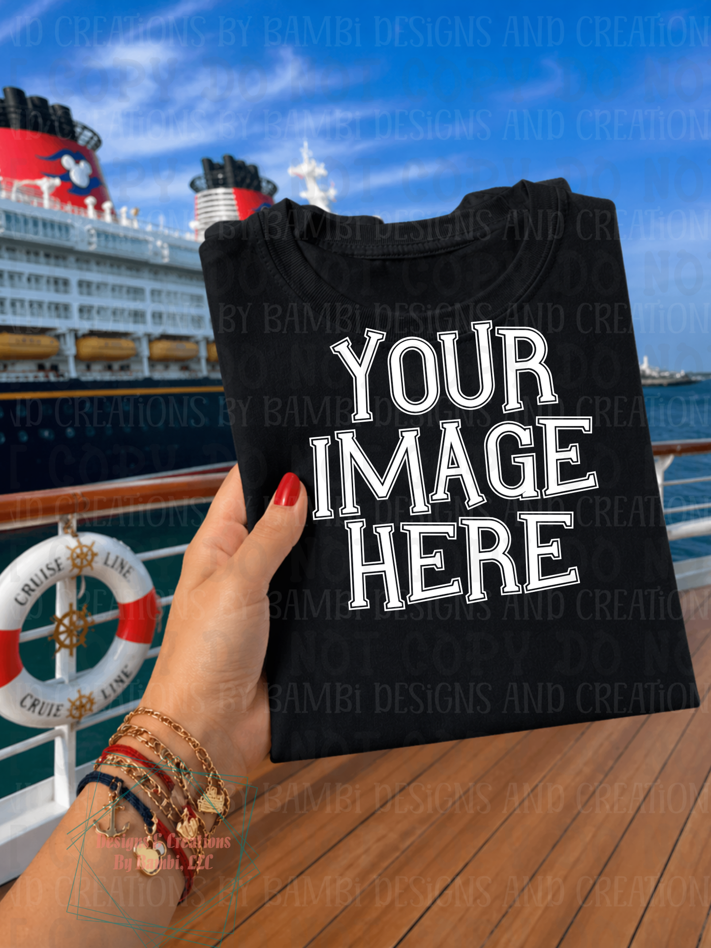 Beach-Cruise Gildan Apparel Mock Ups