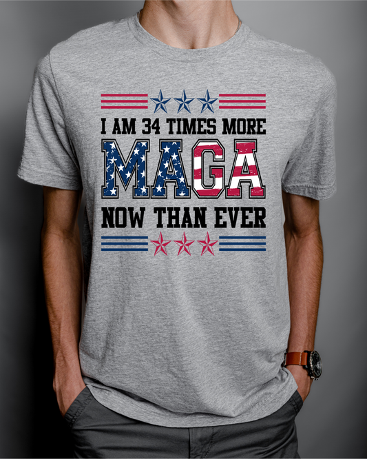 34 Times More Maga Now Trump