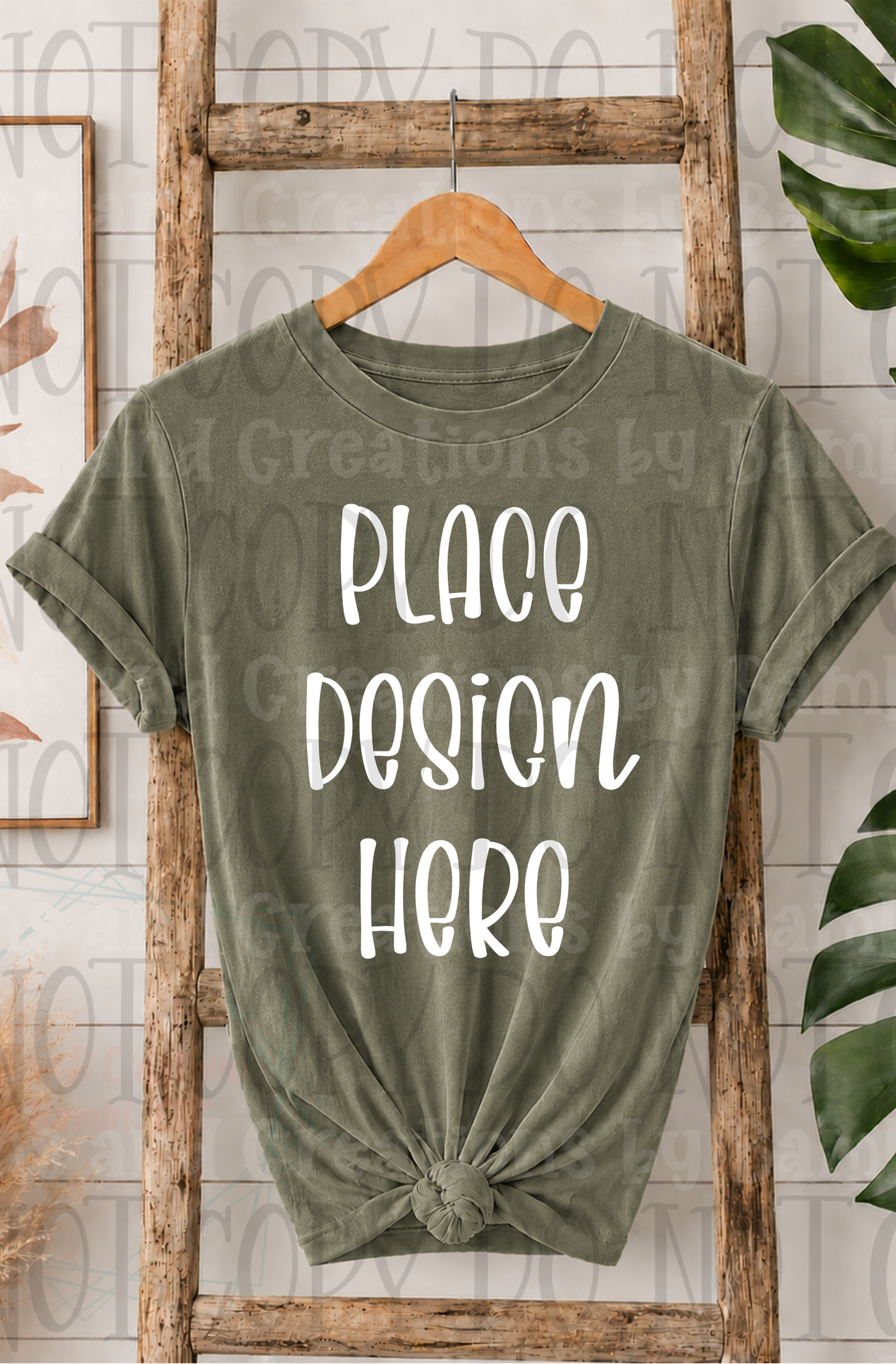Variety of Boho Style Apparel Mock Ups (Bella Canvas and Gildan Brands)