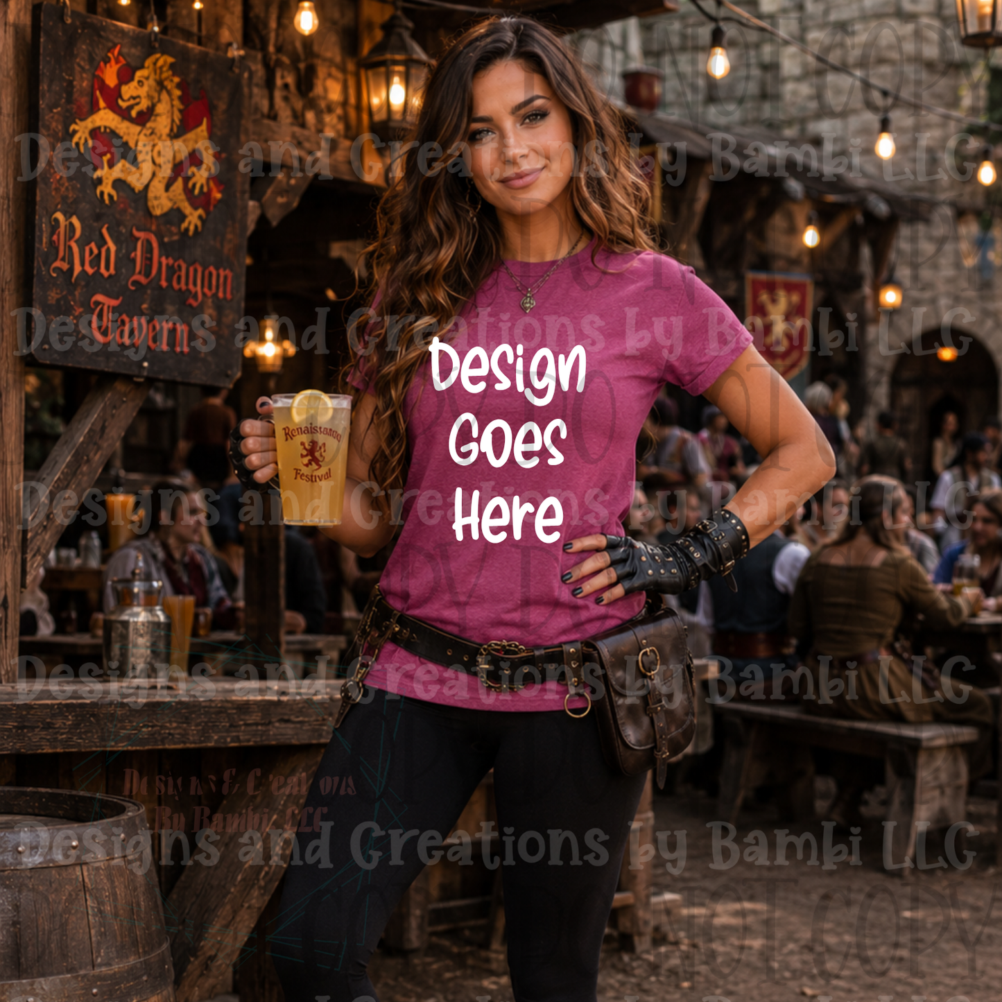 Renaissance Scene Apparel Mock Ups (Gildan Brand Only)