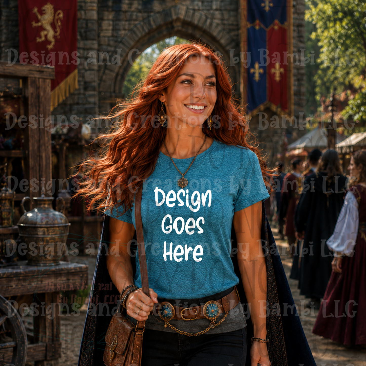 Renaissance Scene Apparel Mock Ups (Gildan Brand Only)