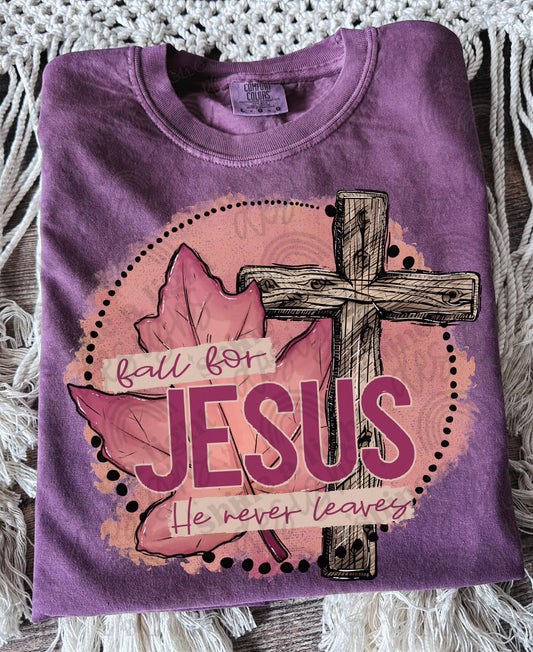 Fall for Jesus with Cross