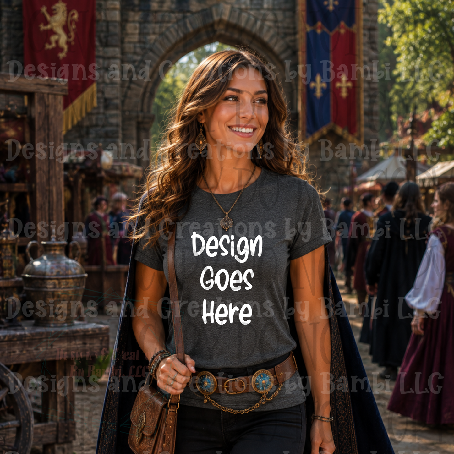 Renaissance Scene Apparel Mock Ups (Gildan Brand Only)