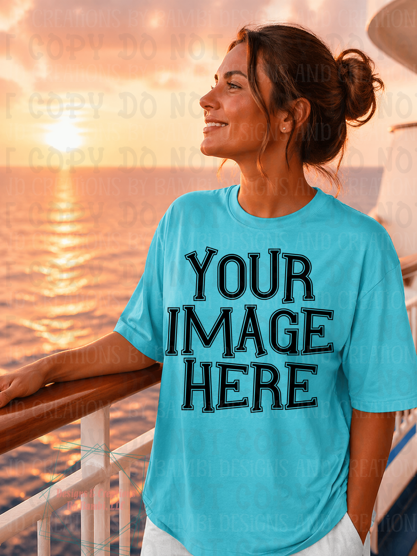 Beach-Cruise Gildan Apparel Mock Ups