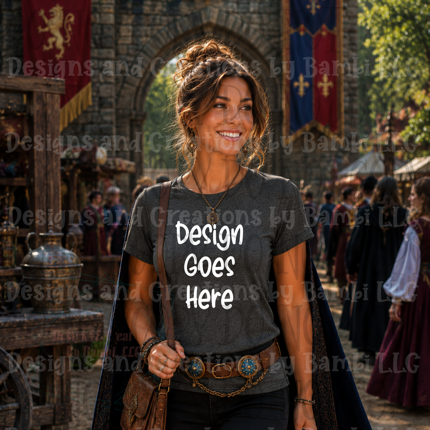 Renaissance Scene Apparel Mock Ups (Gildan Brand Only)