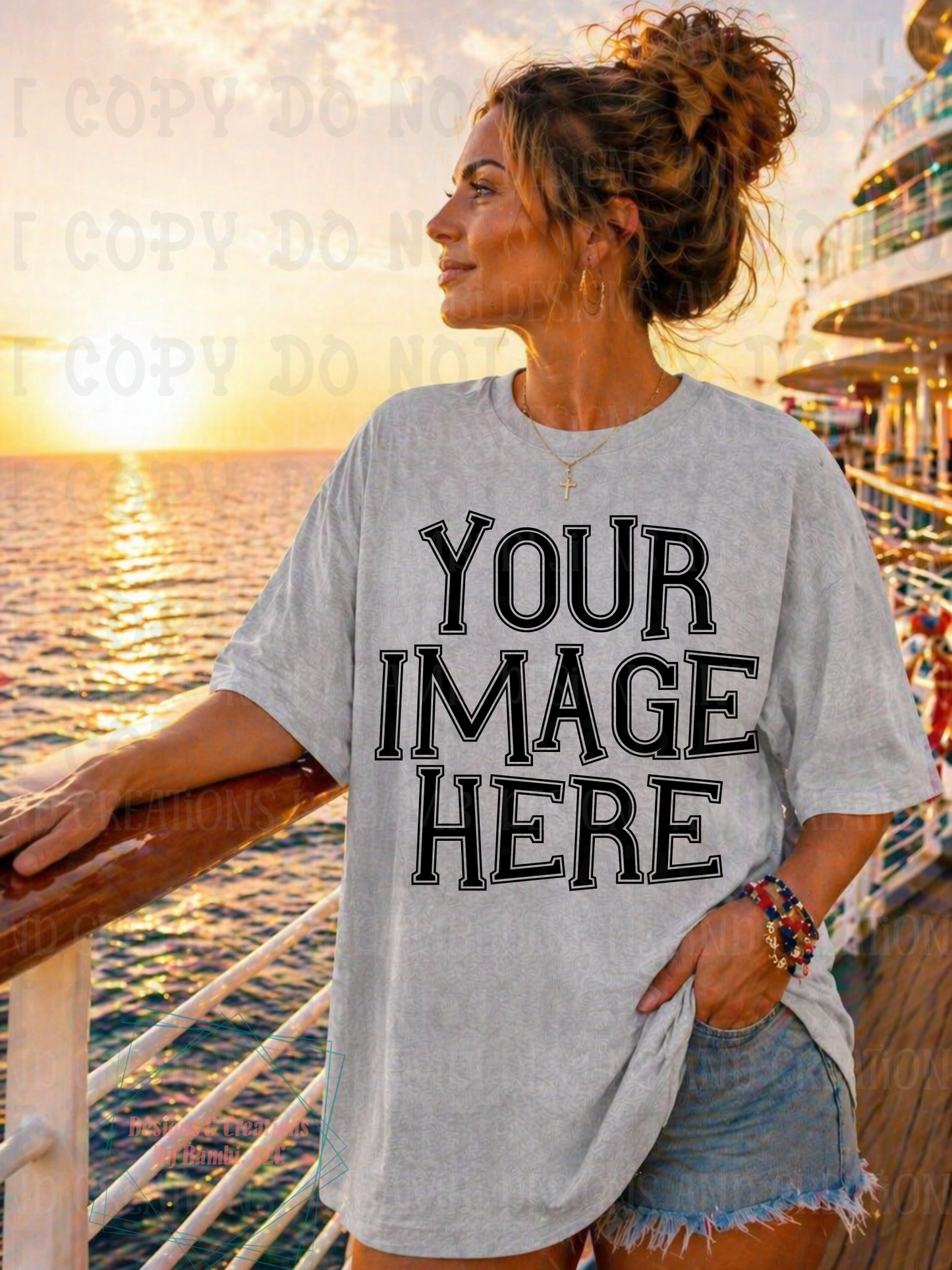 Beach-Cruise Gildan Apparel Mock Ups