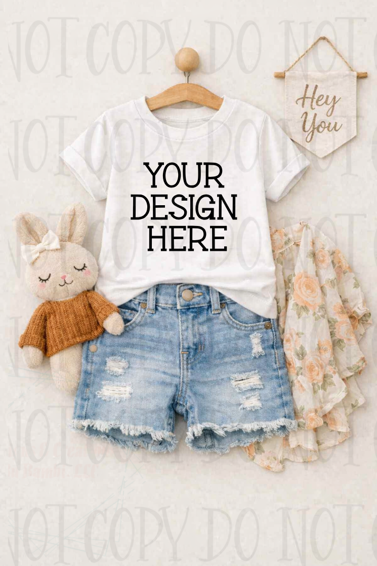 Mommy and Me Boutique Themed Apparel Mock Ups