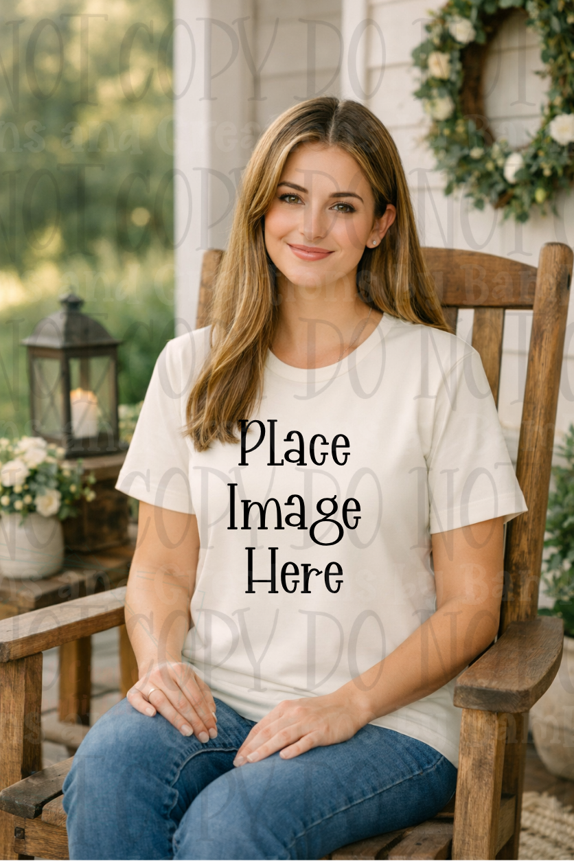 Faith Based Western Style Apparel Mock Ups (Gildan Brand)