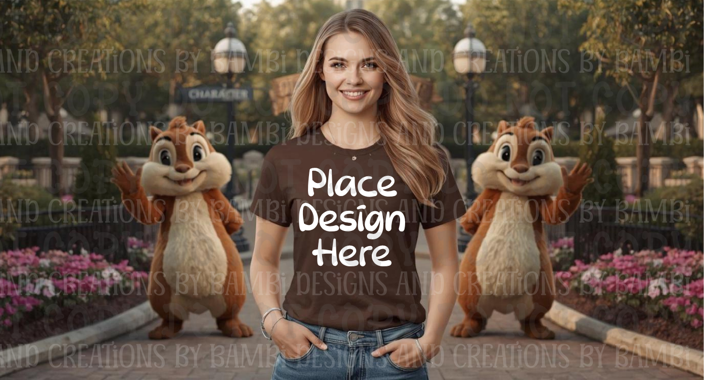 All Disney Theme Park Apparel Mock Ups