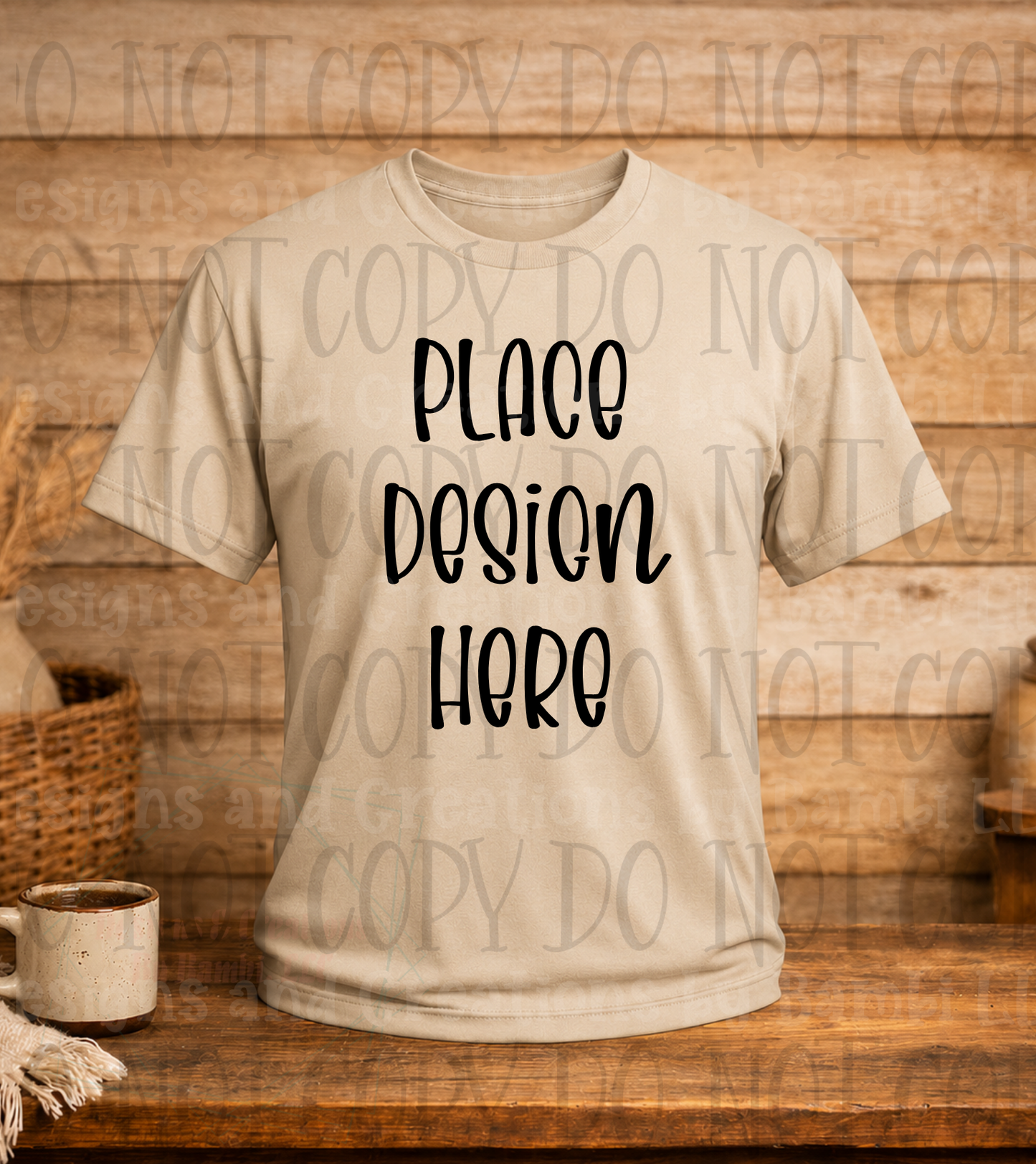 Variety of Boho Style Apparel Mock Ups (Bella Canvas and Gildan Brands)