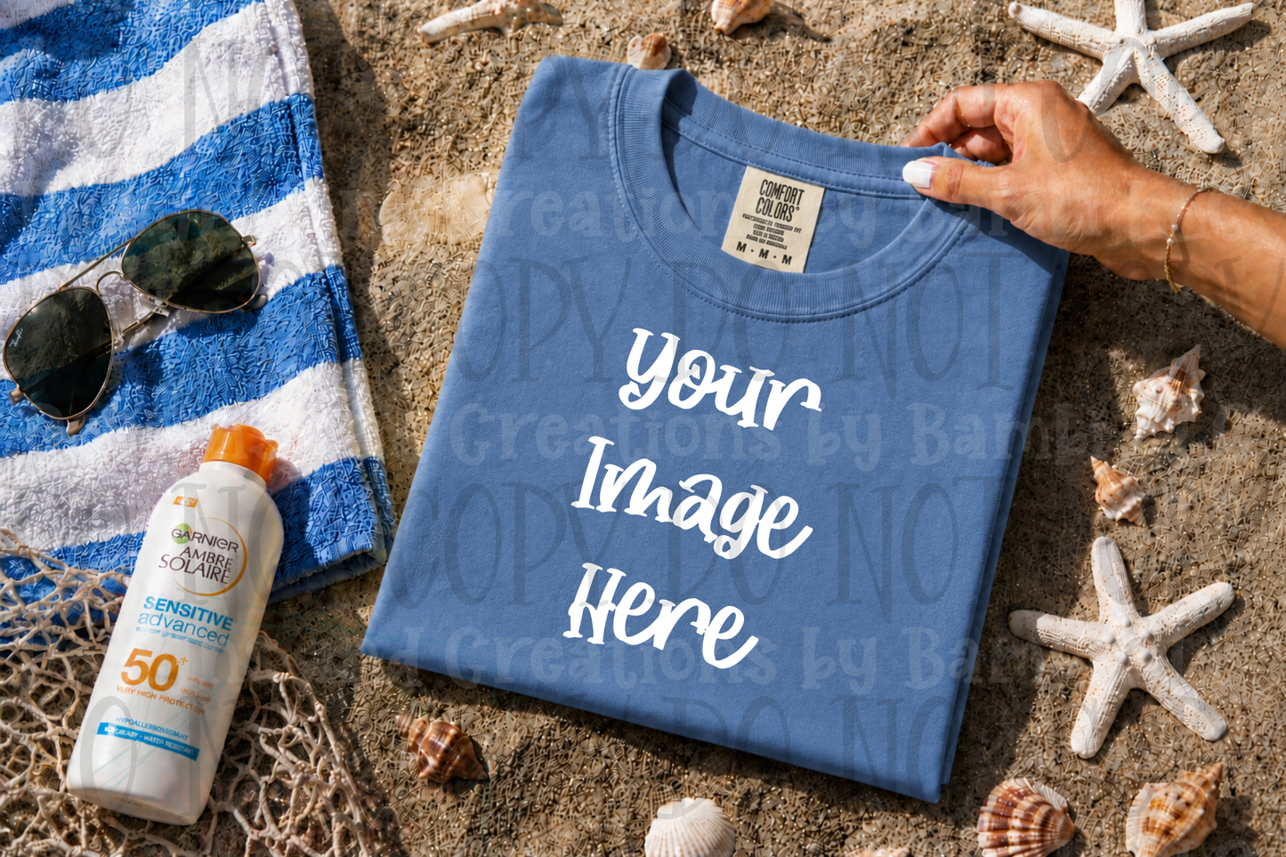 Summer Beach-Lake Apparel Mock Ups (Various Brands)