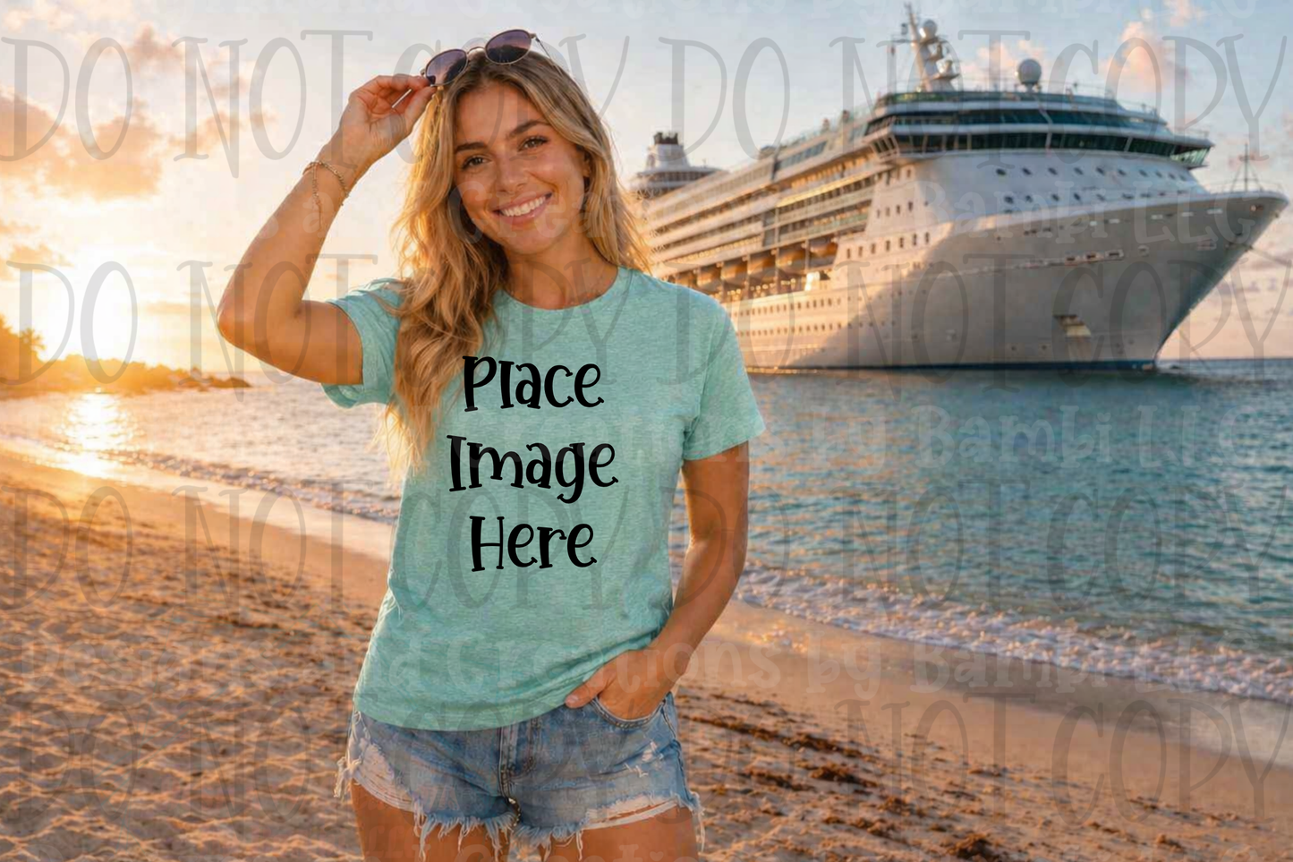 Summer-Cruise Themed Apparel Mock Ups (Bella Canvas and Gildan Brand)
