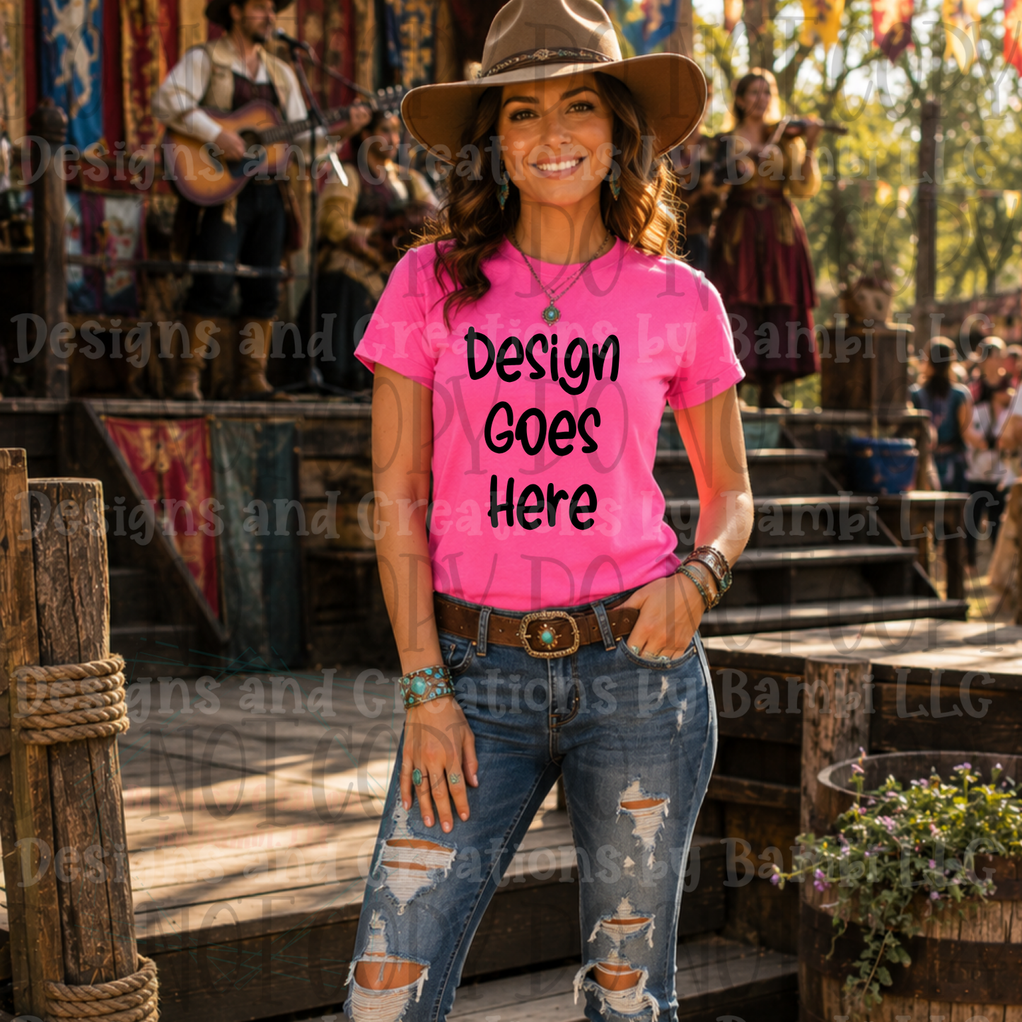 Renaissance Scene Apparel Mock Ups (Gildan Brand Only)