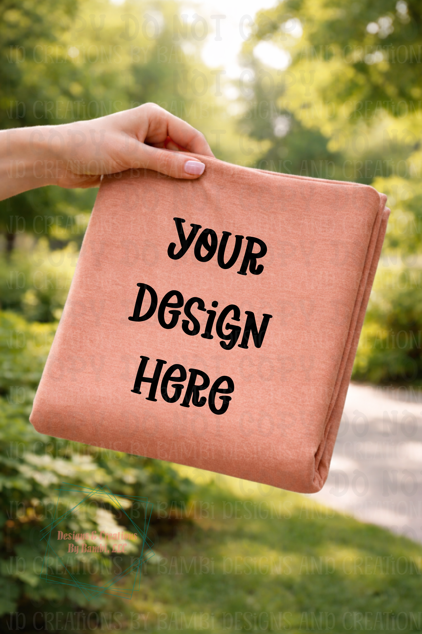 Outdoor Folded Tshirt Apparel Mock Ups