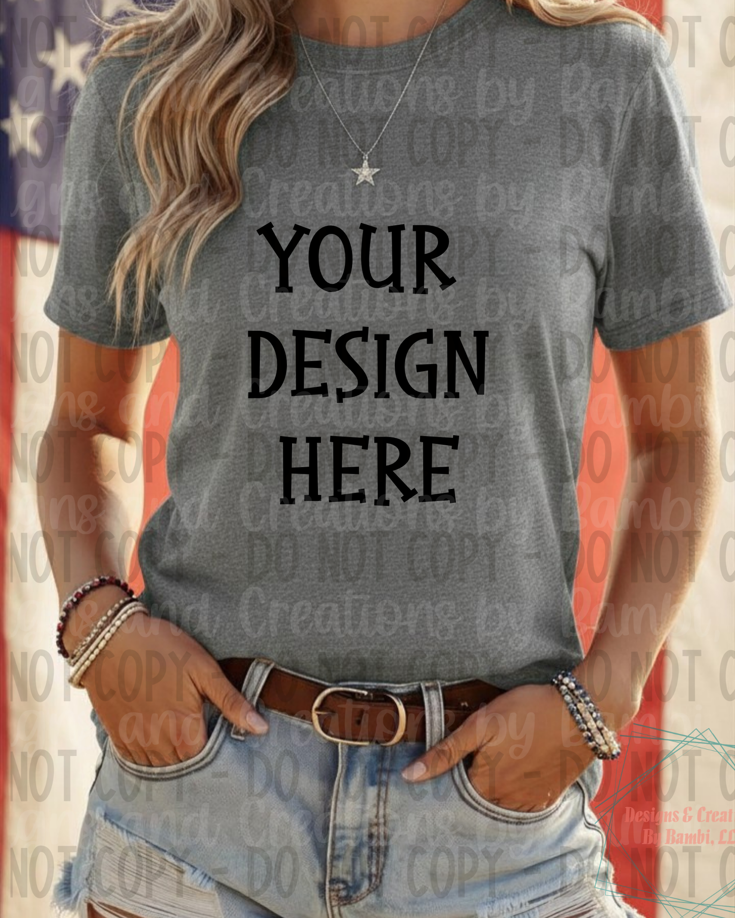 Patriotic- 4th of July Gildan Apparel Mock Ups