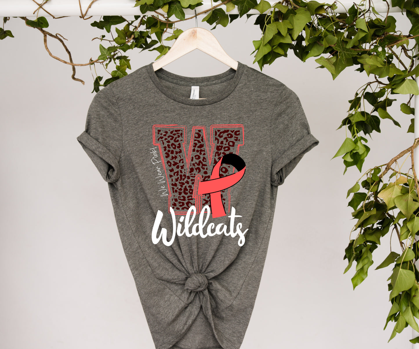 Wildcat Breast Cancer Spirit Completed Shirt