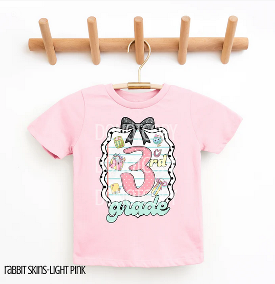 Grade Frame With Black Bow Collection