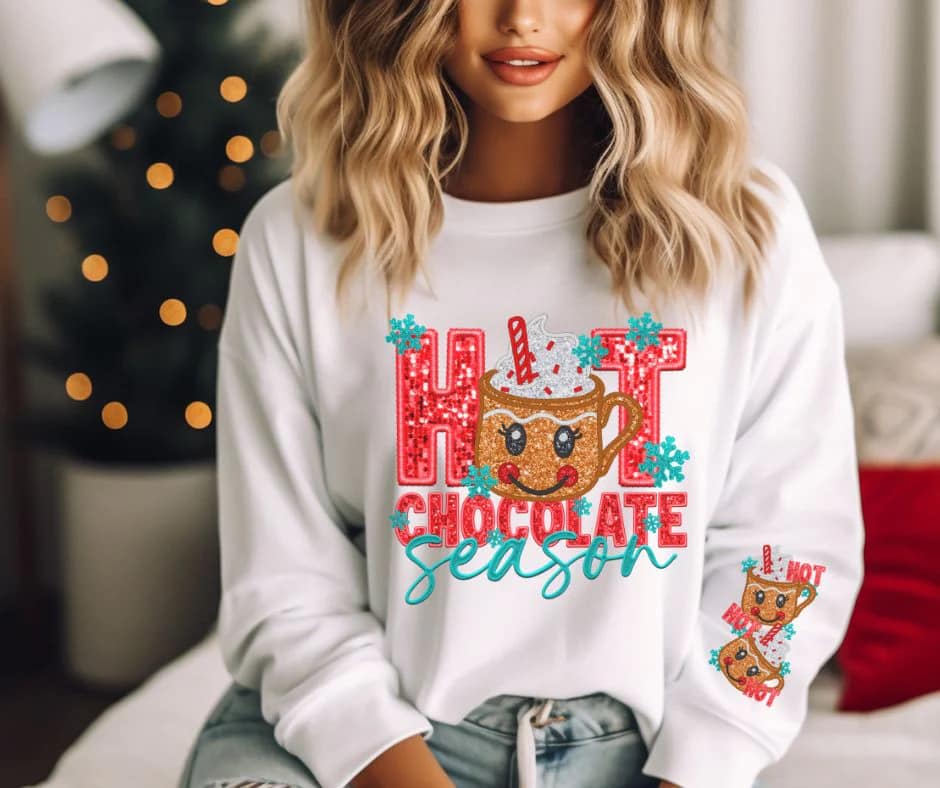 Hot Chocolate Season with Sleeve Design
