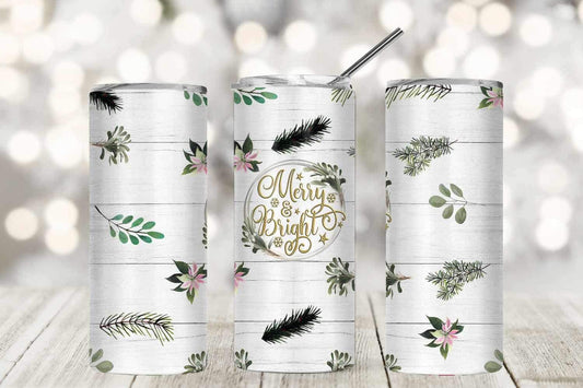 Merry and Bright Tumbler