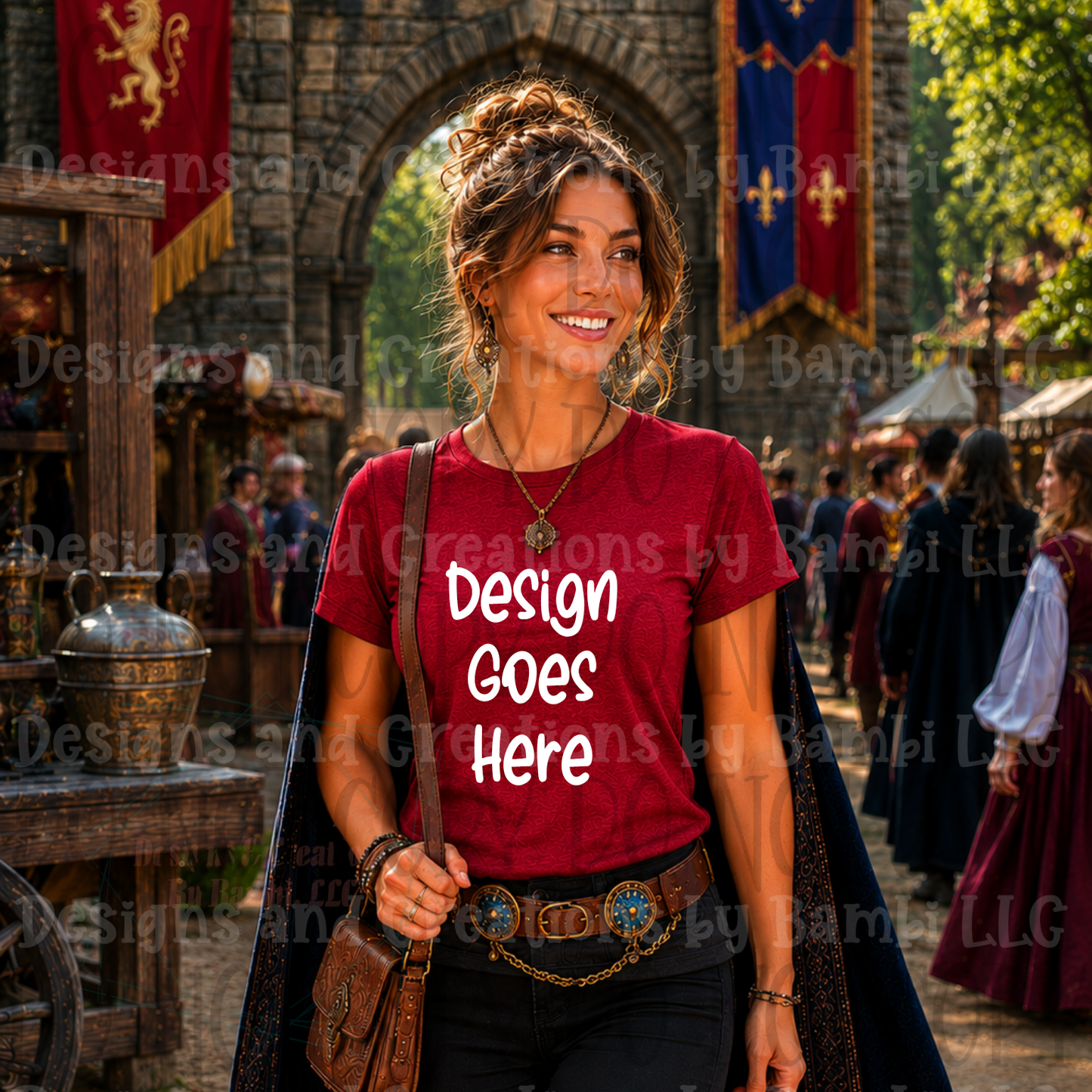 Renaissance Scene Apparel Mock Ups (Gildan Brand Only)