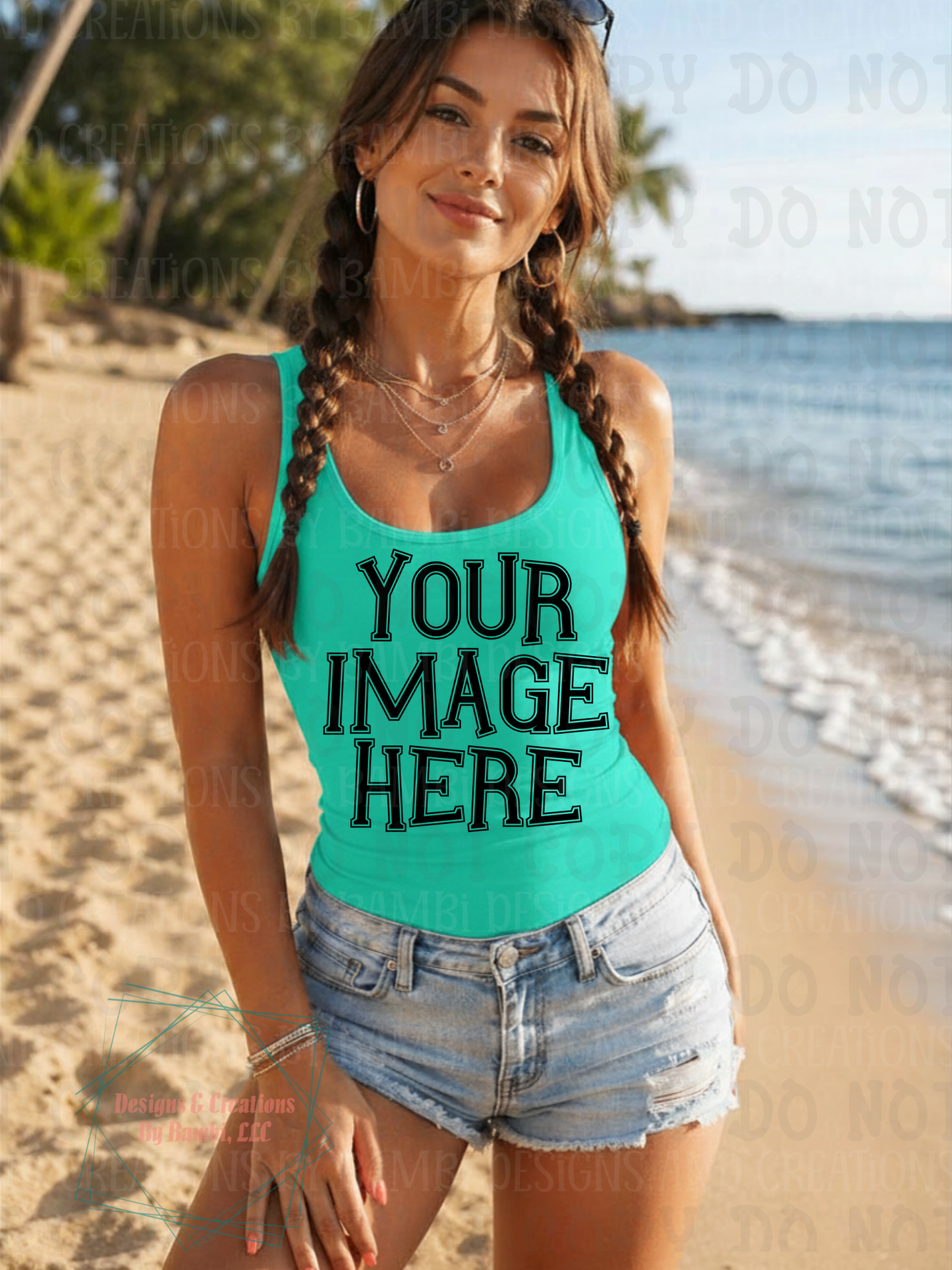 Beach-Cruise Gildan Apparel Mock Ups