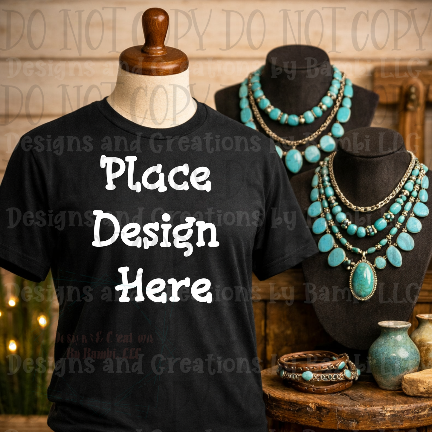 Variety of Western Style Themes and Scene Apparel Mock Ups (Various Brands)