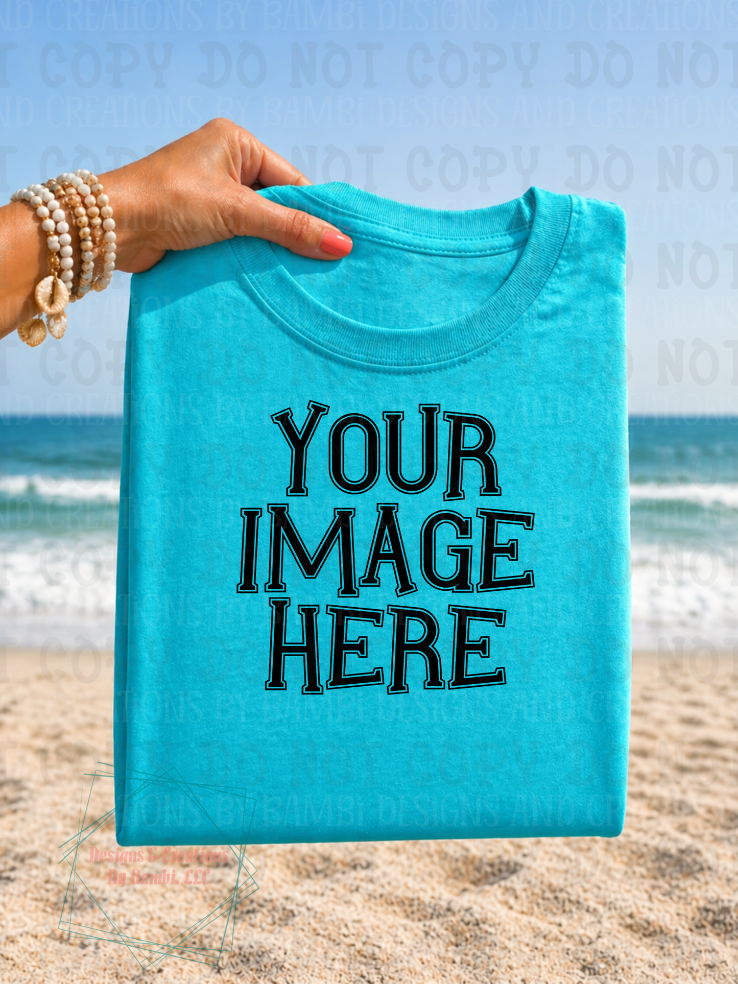 Beach-Cruise Gildan Apparel Mock Ups
