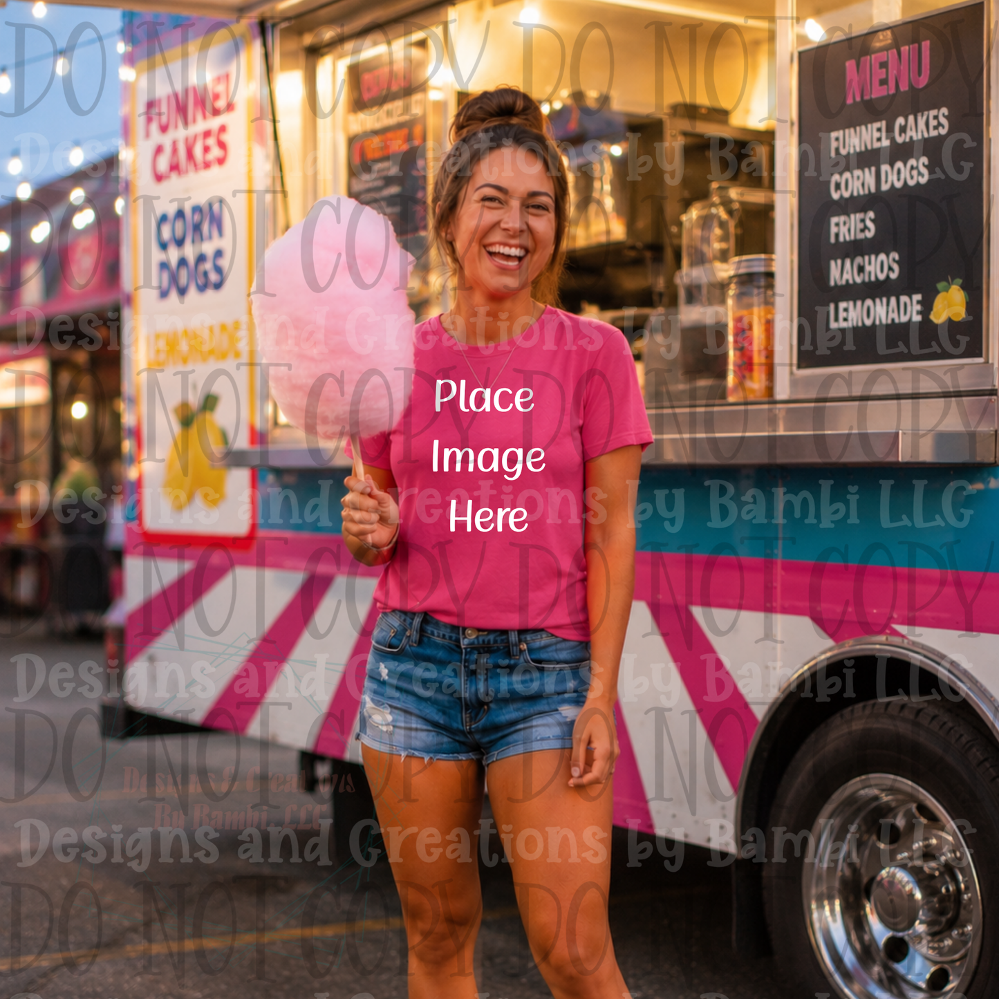 State Fair and Amusement Park Themed Apparel Mock Ups (Variety of Brands)
